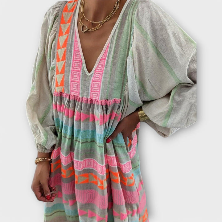 Diana™ | Colorful A-line Dress